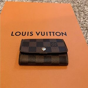 Louis Vuitton Damier Ebene 6 Ring Key Holder